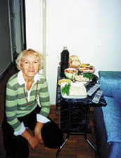 Anna Tok at her Athens home